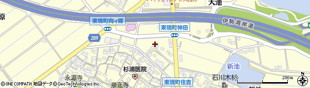 愛知県刈谷市東境町神田44周辺の地図