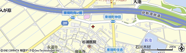愛知県刈谷市東境町神田40周辺の地図