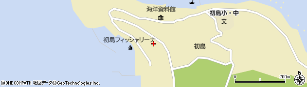 静岡県熱海市初島周辺の地図