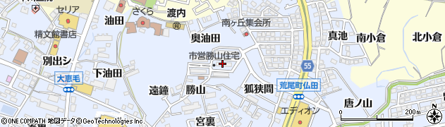 市営勝山住宅周辺の地図