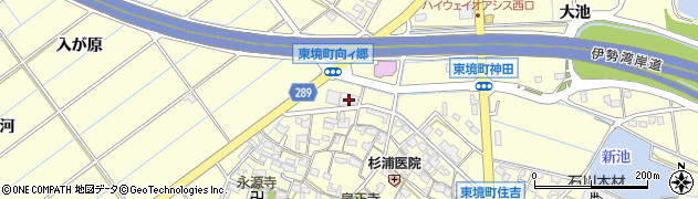 愛知県刈谷市東境町神田36周辺の地図