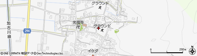 兵庫県西脇市黒田庄町前坂294周辺の地図