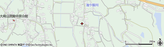岡山県津山市池ケ原123周辺の地図
