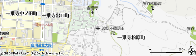 京都府京都市左京区一乗寺松原町18周辺の地図