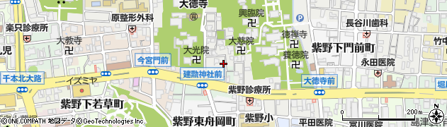 京都府京都市北区紫野大徳寺町5周辺の地図