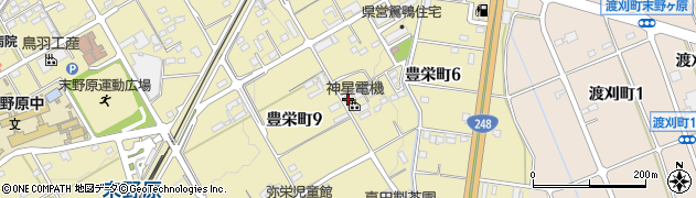 神星電機株式会社　豊田工場周辺の地図