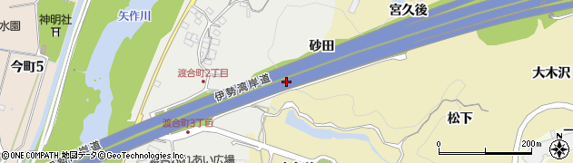 愛知県豊田市琴平町砂田周辺の地図