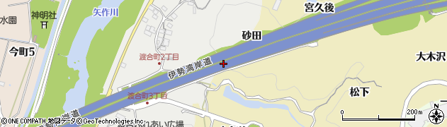 愛知県豊田市琴平町（砂田）周辺の地図