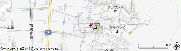 兵庫県西脇市黒田庄町前坂620周辺の地図