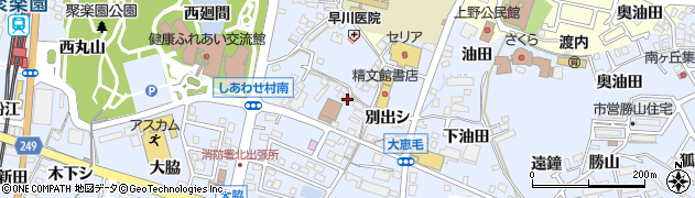 愛知県東海市荒尾町外山53周辺の地図