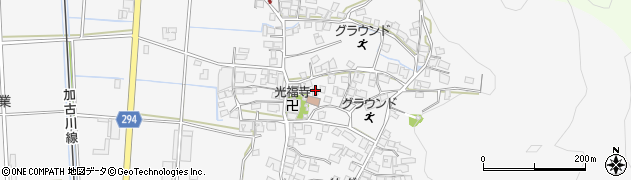 兵庫県西脇市黒田庄町前坂613周辺の地図