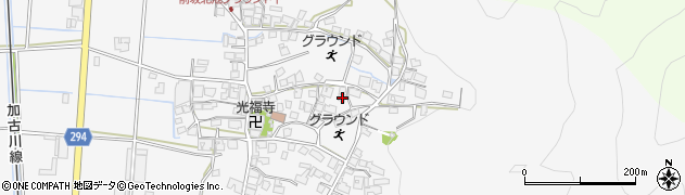 兵庫県西脇市黒田庄町前坂591周辺の地図