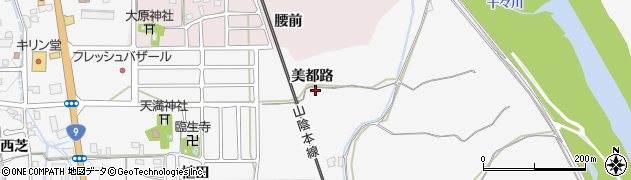 京都府亀岡市千代川町小林美都路周辺の地図