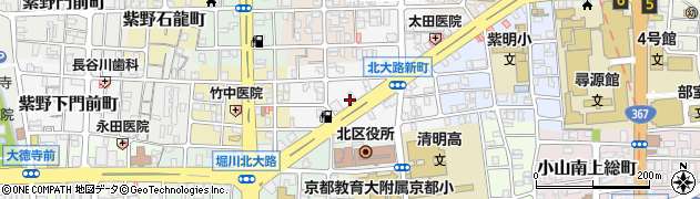 京都府京都市北区小山西大野町54周辺の地図