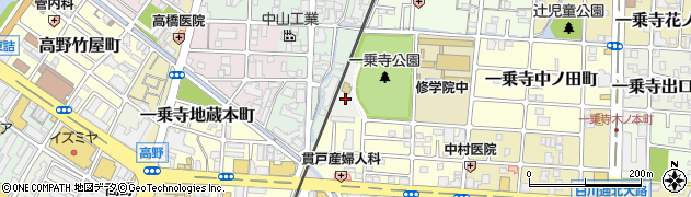 一乗寺保育園周辺の地図