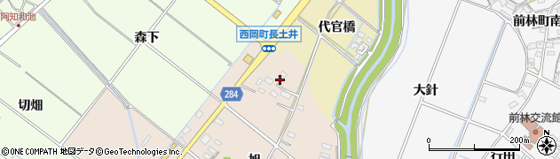 愛知県豊田市大島町旭37周辺の地図