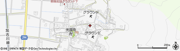 兵庫県西脇市黒田庄町前坂602周辺の地図