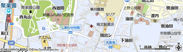 愛知県東海市荒尾町外山周辺の地図
