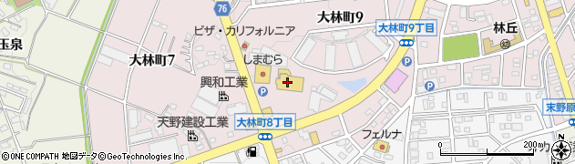 エディオン豊田大林店周辺の地図