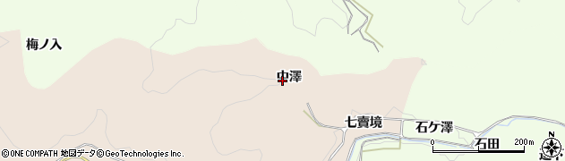 愛知県豊田市加茂川町（中澤）周辺の地図