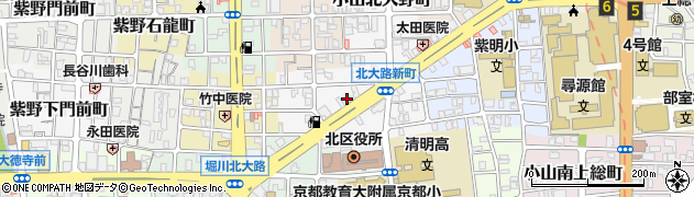 京都府京都市北区小山西大野町56周辺の地図