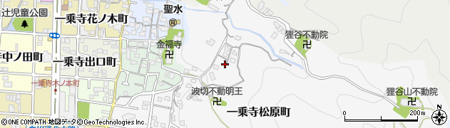 京都府京都市左京区一乗寺松原町周辺の地図