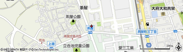 愛知県大府市共和町茶屋203周辺の地図