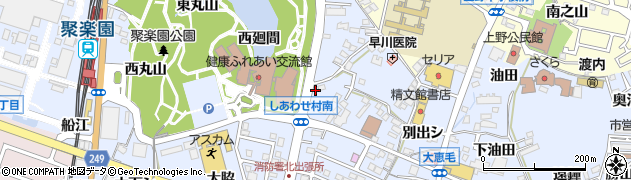 愛知県東海市荒尾町外山3周辺の地図