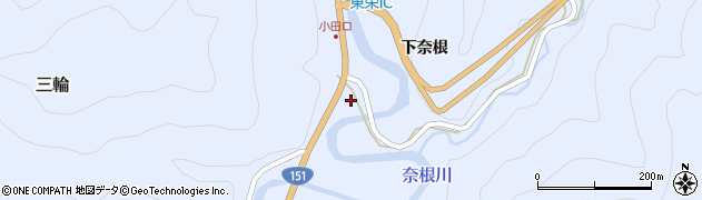 愛知県北設楽郡東栄町三輪下奈根20周辺の地図