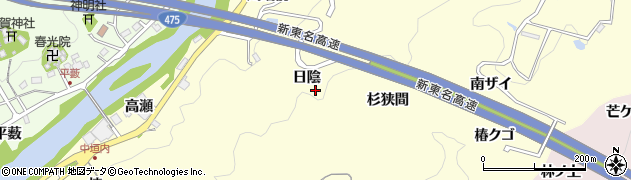 愛知県豊田市中垣内町周辺の地図