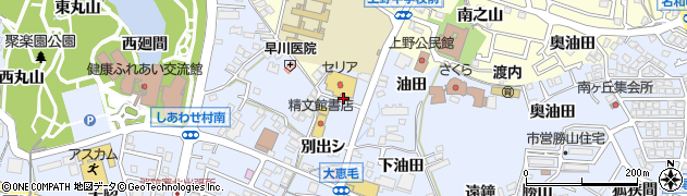 愛知県東海市荒尾町平古周辺の地図