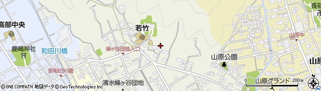 静岡県静岡市清水区蜂ヶ谷413周辺の地図