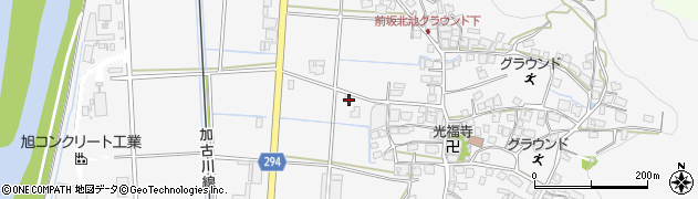 兵庫県西脇市黒田庄町前坂1156周辺の地図