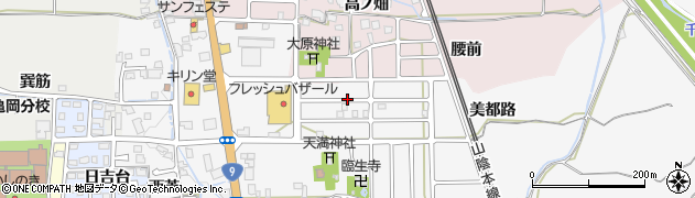 京都府亀岡市千代川町小林周辺の地図