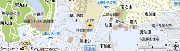 愛知県東海市荒尾町平古1周辺の地図