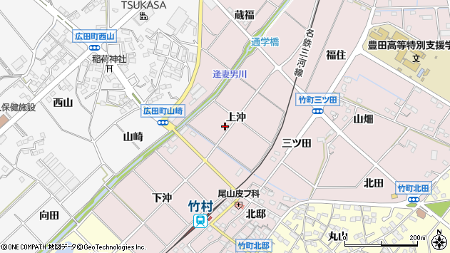 〒473-0906 愛知県豊田市竹町の地図