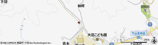 愛知県豊田市大沼町林畔周辺の地図