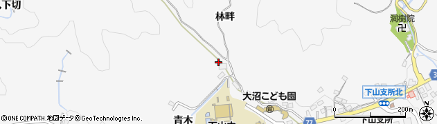 愛知県豊田市大沼町（林畔）周辺の地図