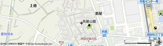 愛知県大府市共和町（茶屋）周辺の地図