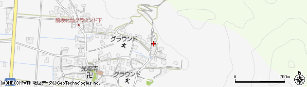 兵庫県西脇市黒田庄町前坂520周辺の地図