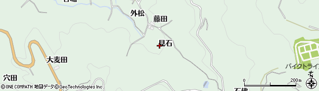 愛知県豊田市松平町見石周辺の地図