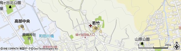 静岡県静岡市清水区蜂ヶ谷447周辺の地図