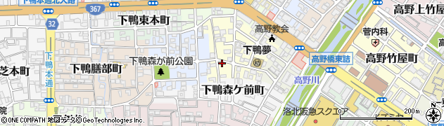 京都府京都市左京区下鴨東高木町4周辺の地図