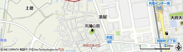 愛知県大府市共和町茶屋243周辺の地図