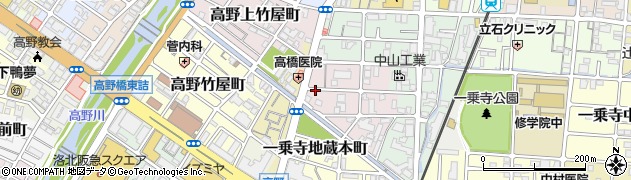 京都府京都市左京区一乗寺大新開町周辺の地図