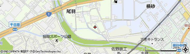 静岡県静岡市清水区尾羽265周辺の地図