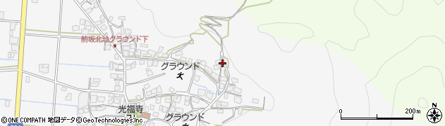 兵庫県西脇市黒田庄町前坂521周辺の地図