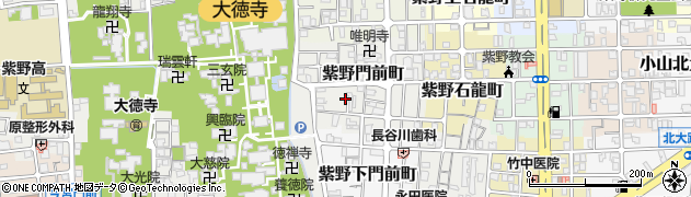 京都府京都市北区紫野門前町周辺の地図