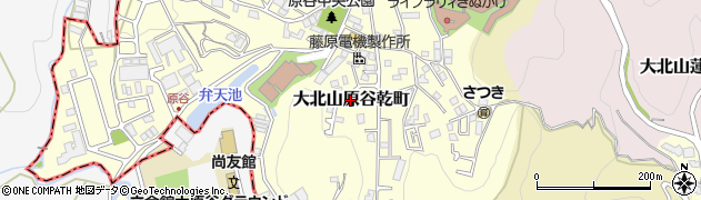 京都府京都市北区大北山原谷乾町周辺の地図