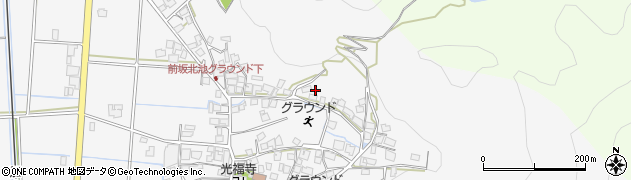兵庫県西脇市黒田庄町前坂576周辺の地図